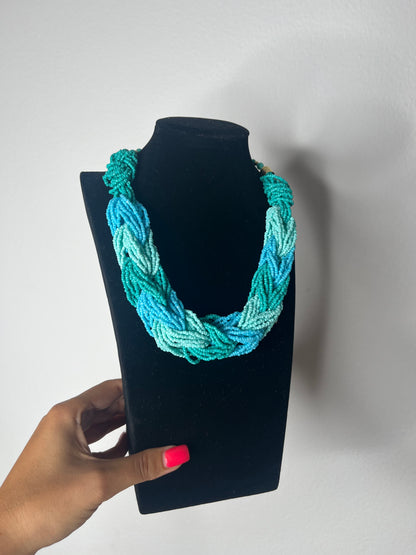 COLLAR TRENZADO BLUE