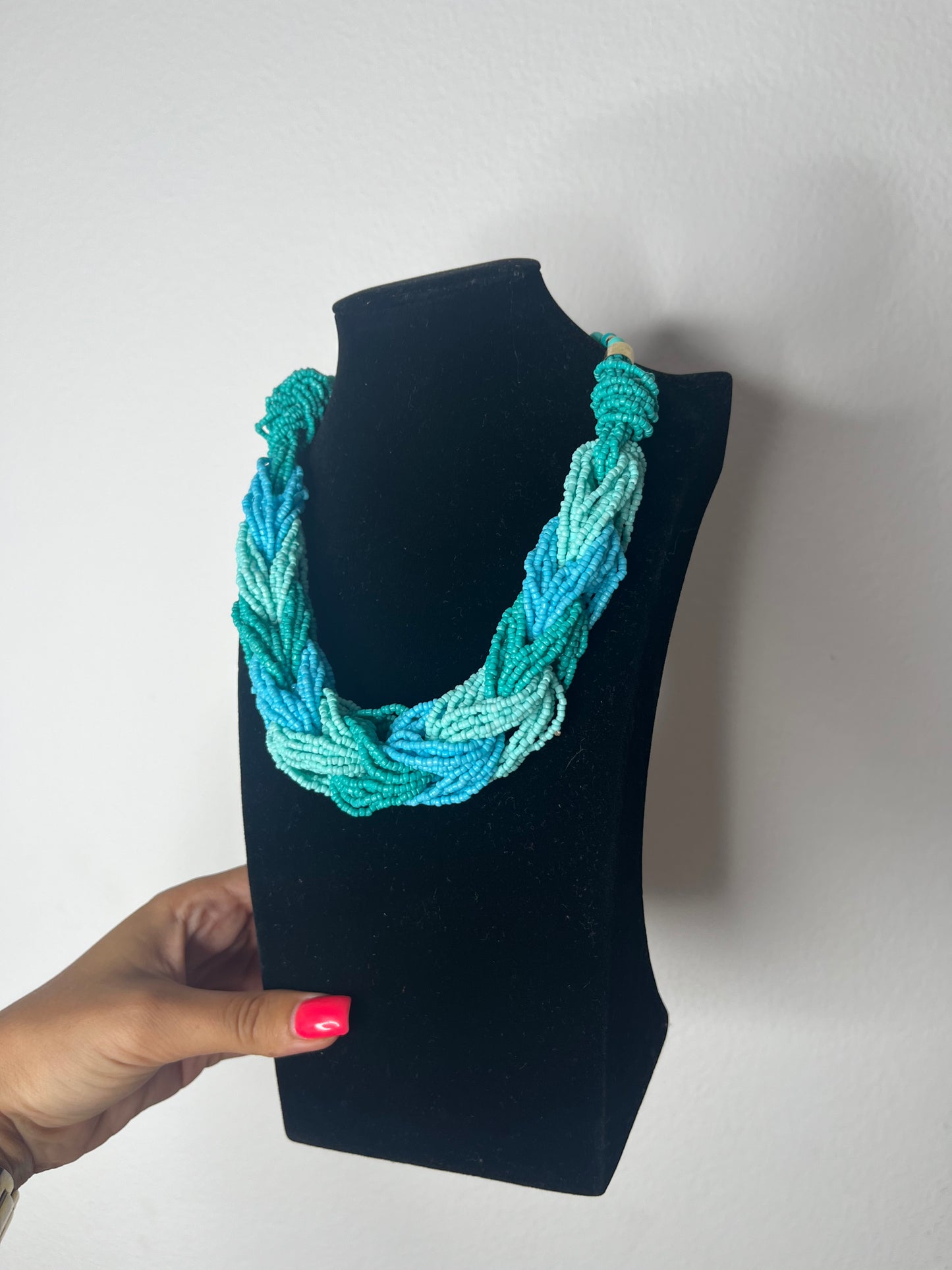 COLLAR TRENZADO BLUE