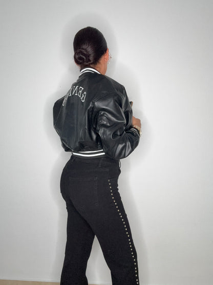 JEANS TACHAS BLACK