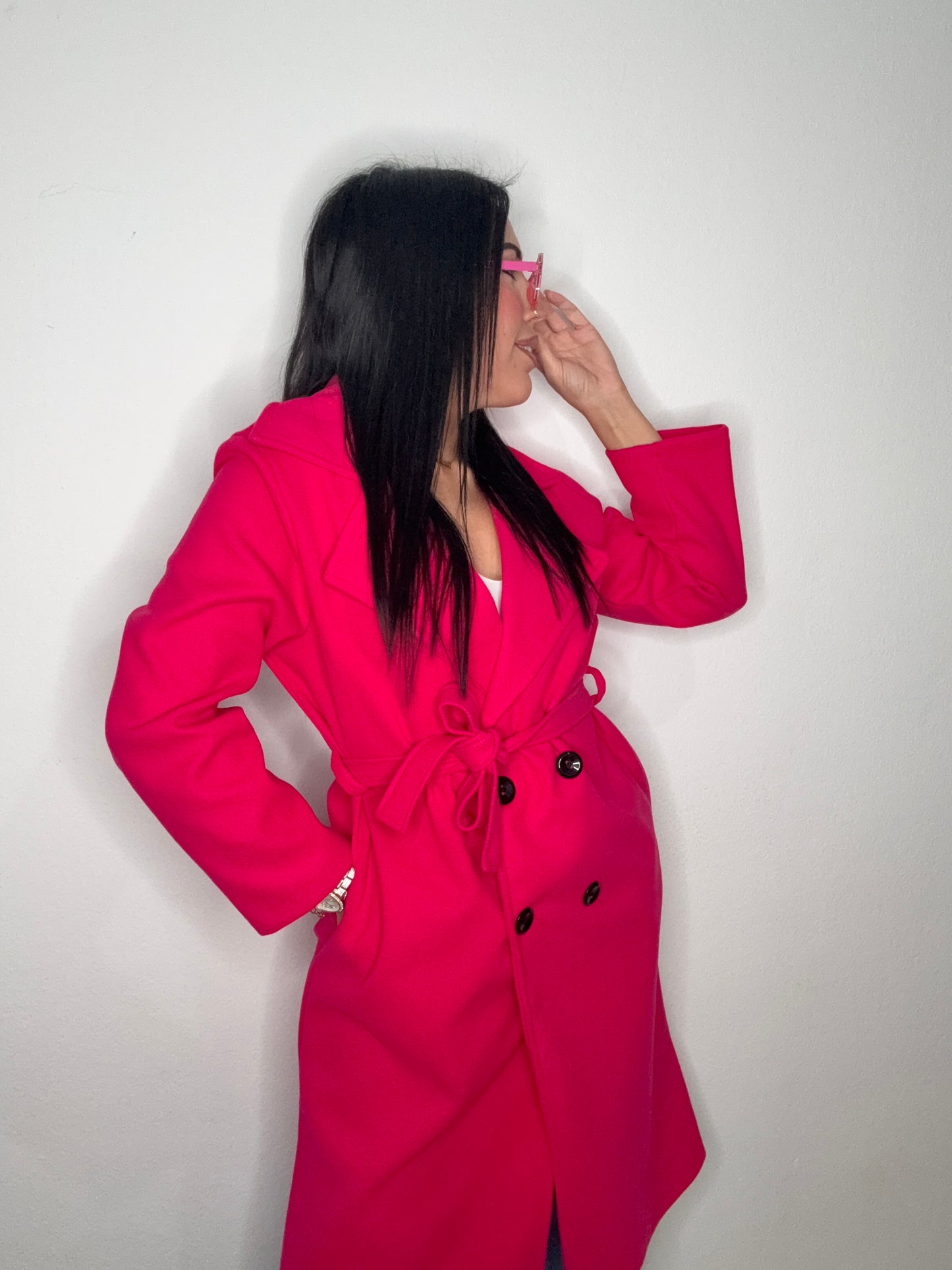 GABARDINA PAÑO WATERMELON