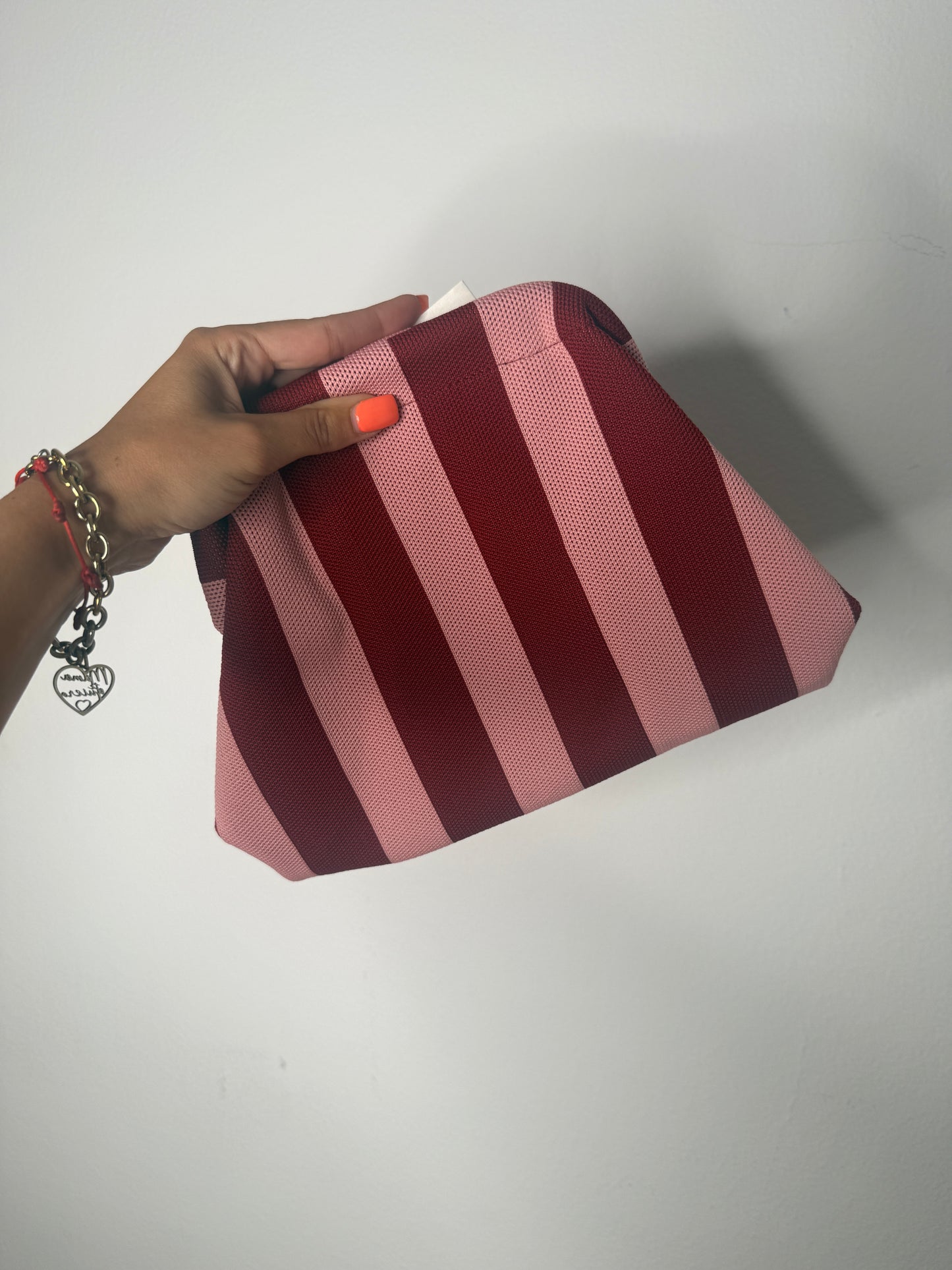 CLUTCH KELLY RED ND ROSE