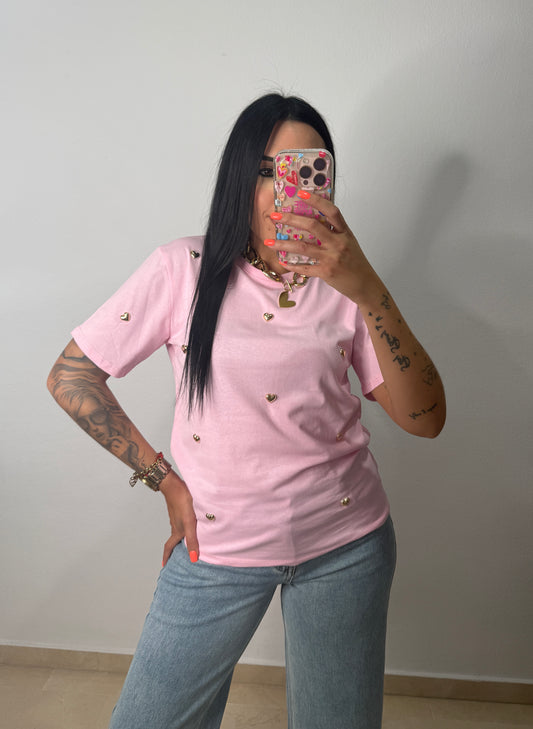 CAMISETA CORAS PINK