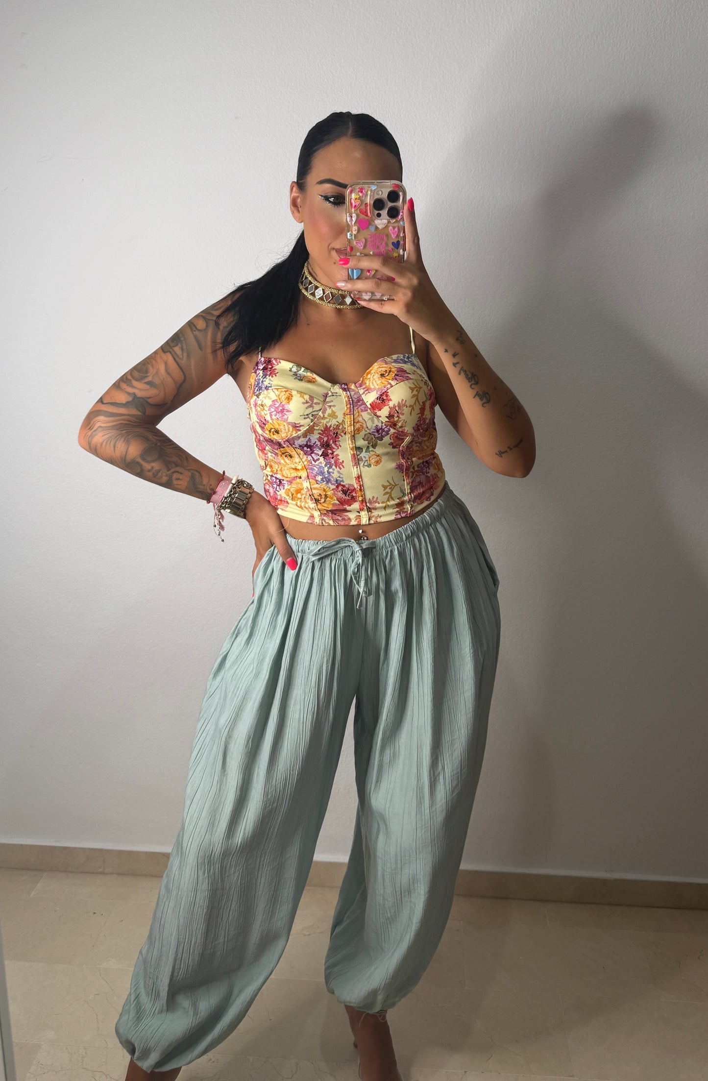 PANTALÓN BOMBACHO AQUA