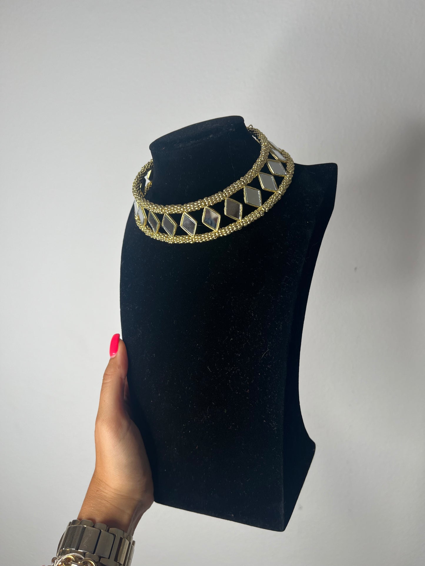CHOCKER RÍGIDO ESPEJO