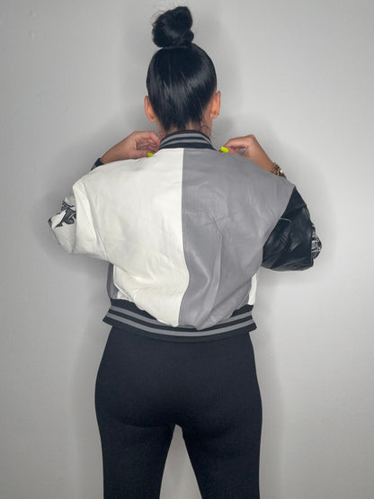 BOMBER EXCLUSIVA TRICOLOR GREY