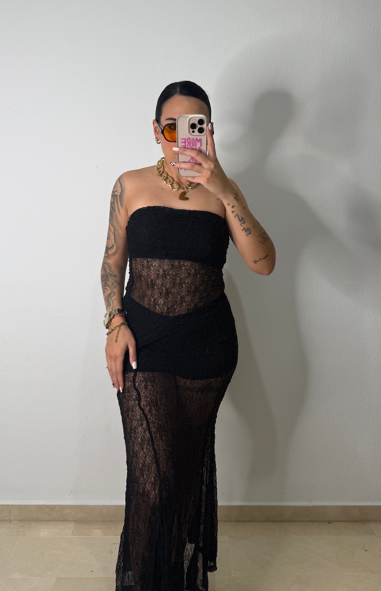 FALDA ENCAJE CALZÓN BLACK