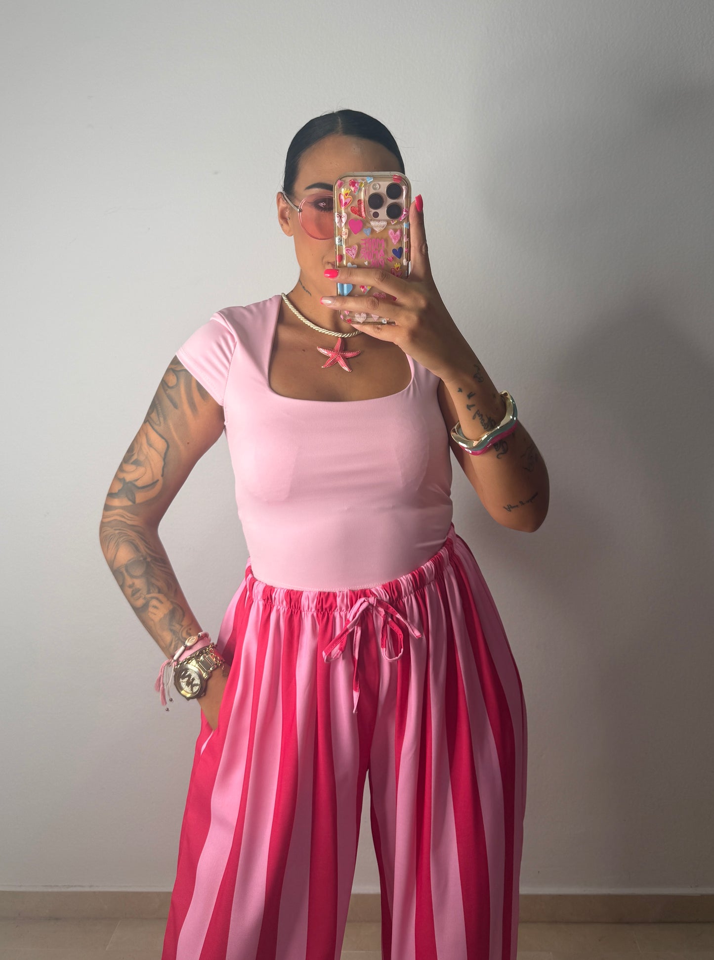 TOP BASIC ESCOTE PINK