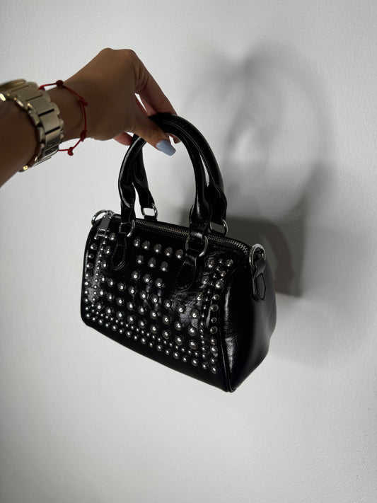 BOLSO MINI TACHAS BLACK
