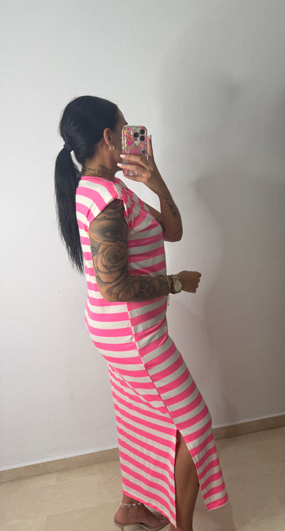 VESTIDO FLÚOR PINK