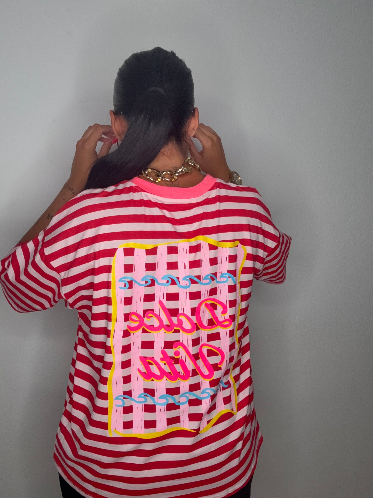 CAMISETA LUXURY FLÚOR RAY RED