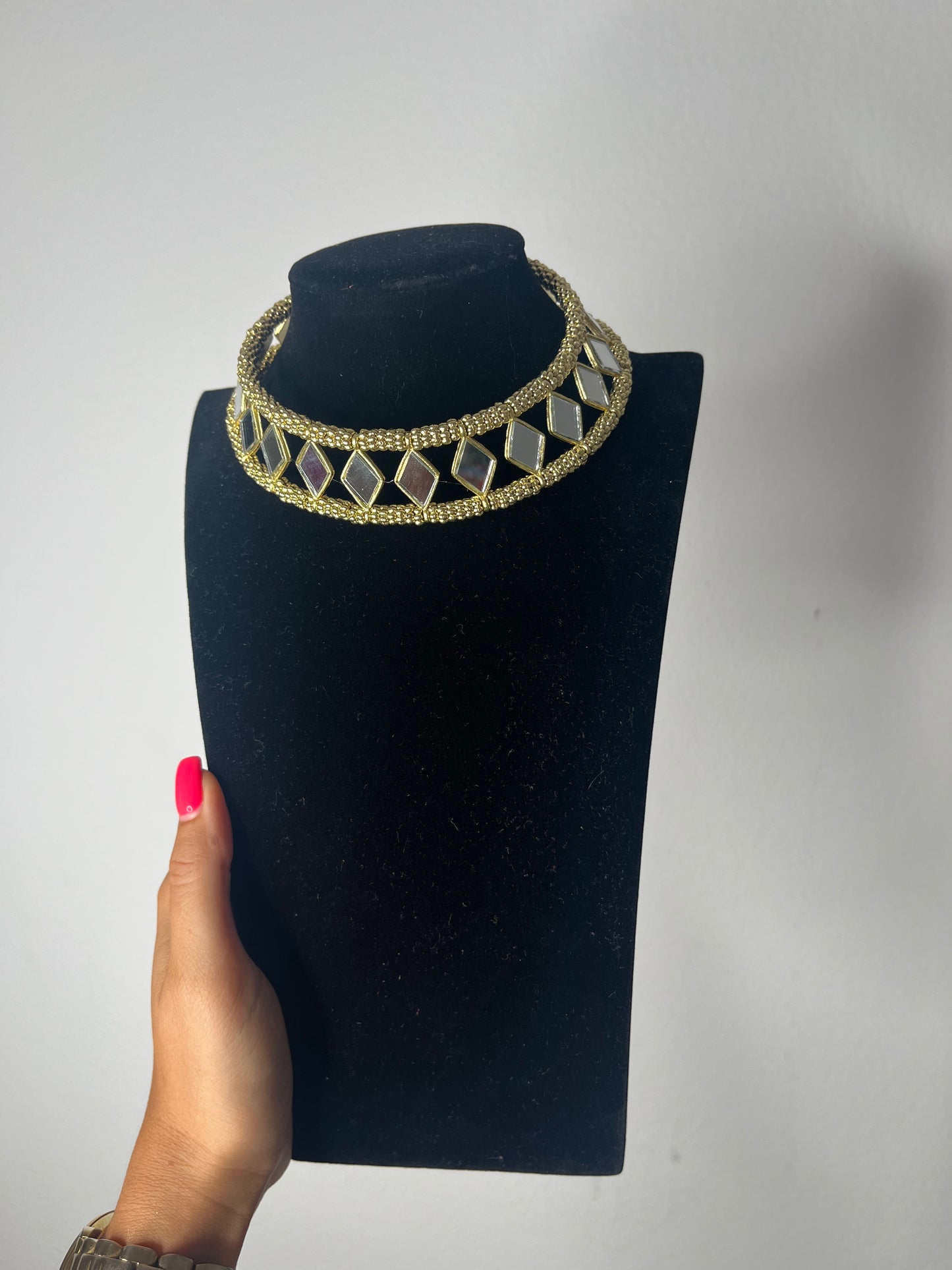 CHOCKER RÍGIDO ESPEJO