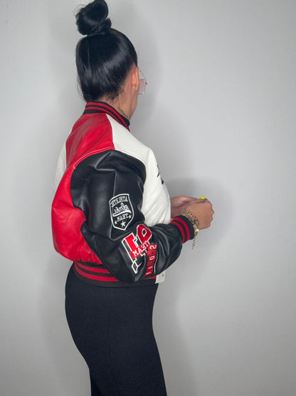 BOMBER EXCLUSIVA TRICOLOR ROJA