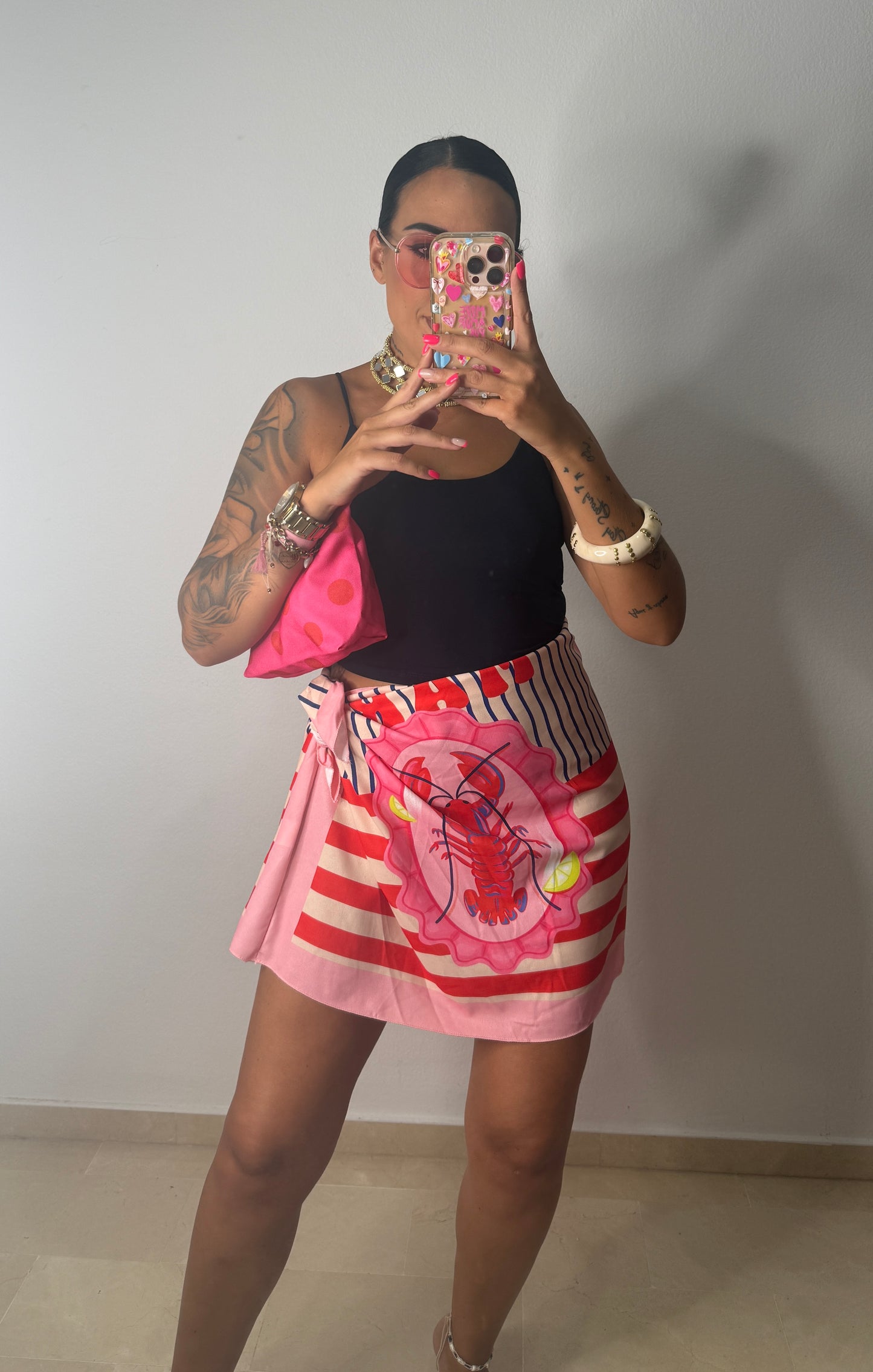 FALDA PAREO SHORT CRAB