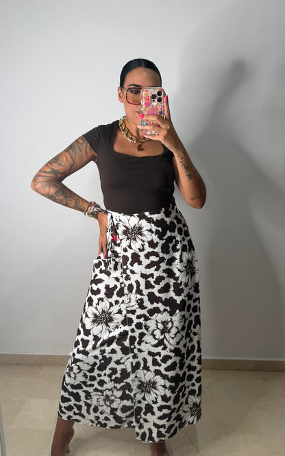 FALDA PAREO MALDIVAS BROWN