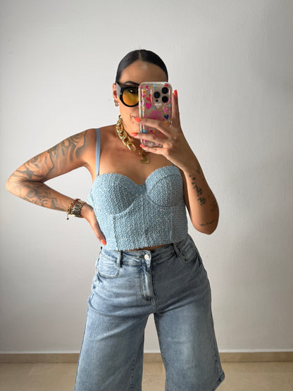 CORSET DENIM LENT