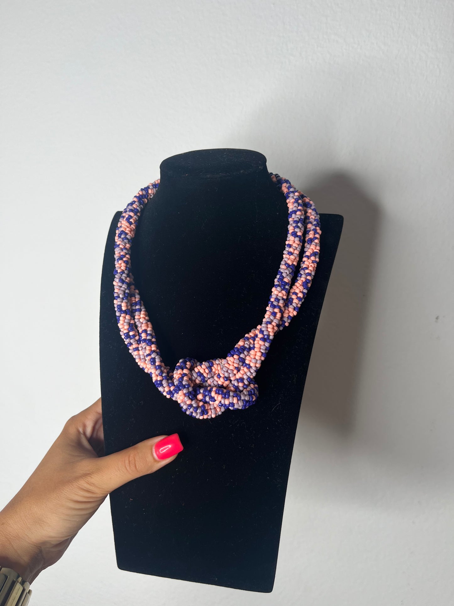 COLLAR NUDO PINK