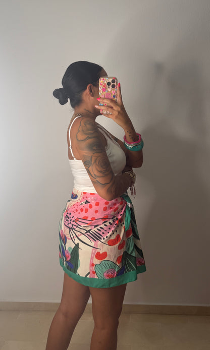 FALDA PAREO SHORT GUEPARD