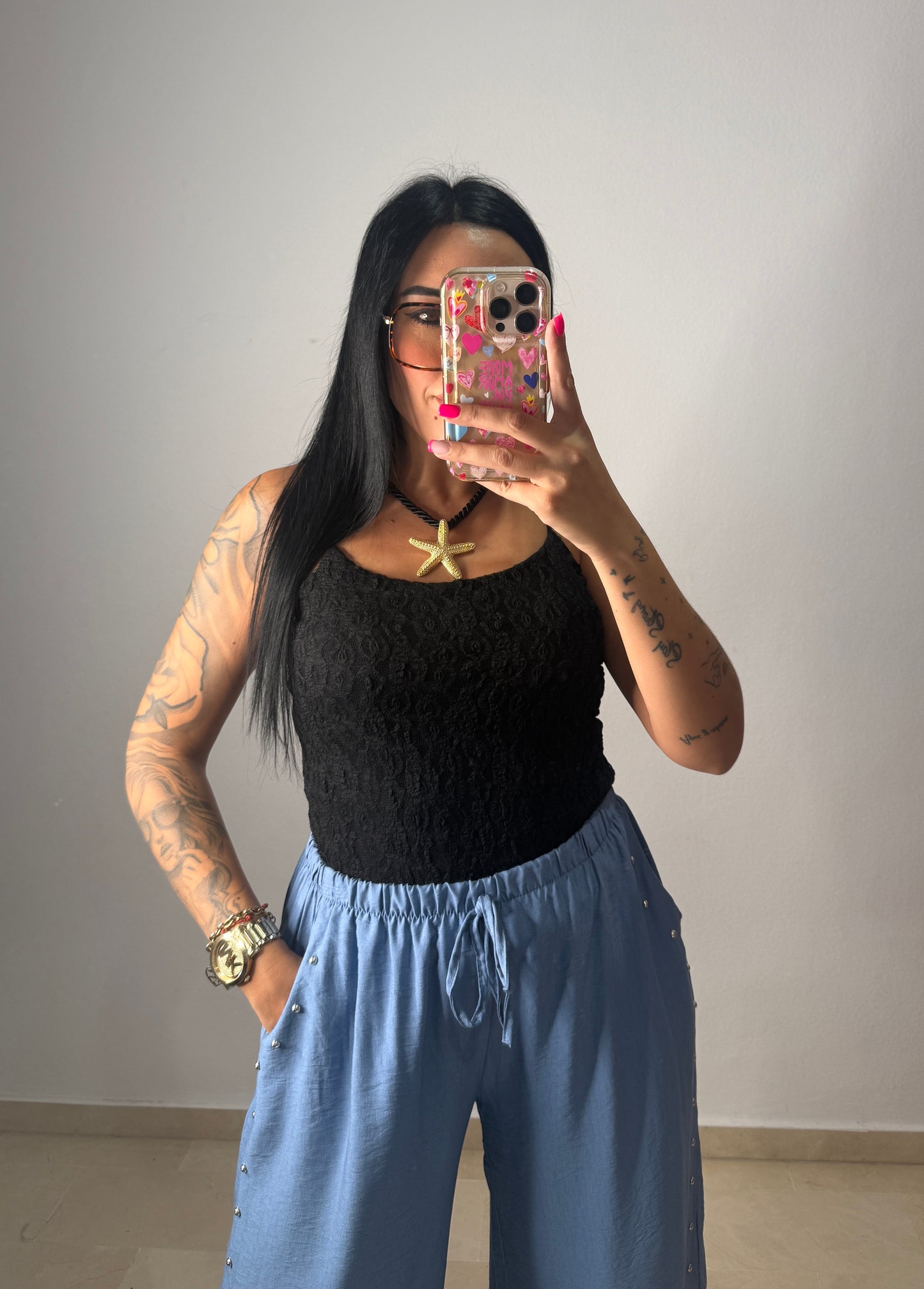 TOP LACE BLACK