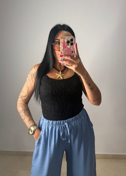 TOP LACE BLACK
