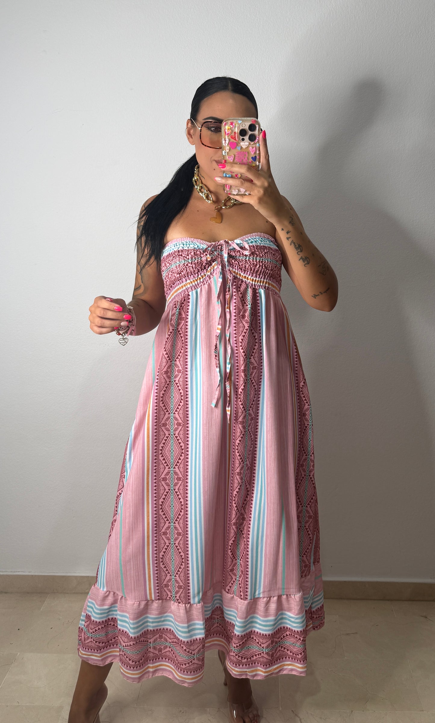 VESTIDO JAMAICA PINK