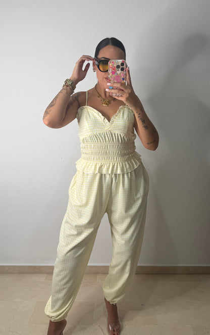 CONJUNTO VICHY YELLOW