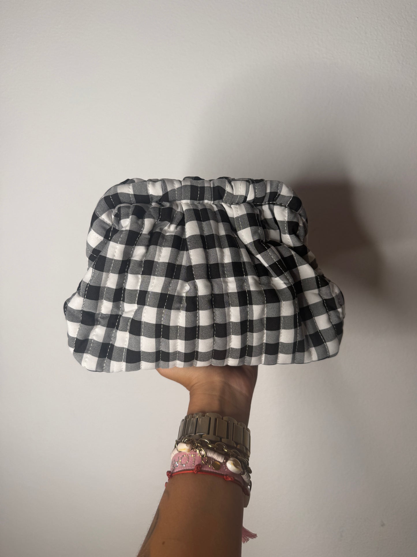 CLUTCH VICHY BLACK