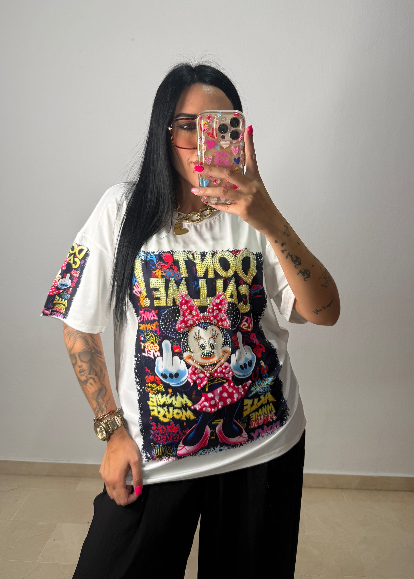 CAMISETA LUXURY MINNIE DONT CALL ME