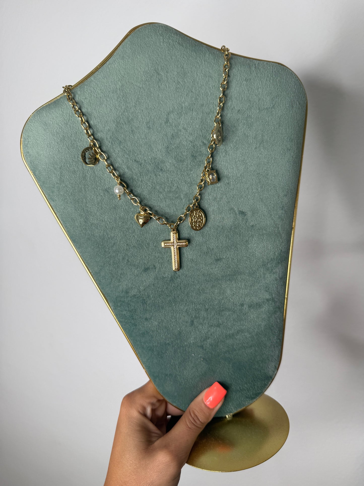 COLLAR CROSS SHINE