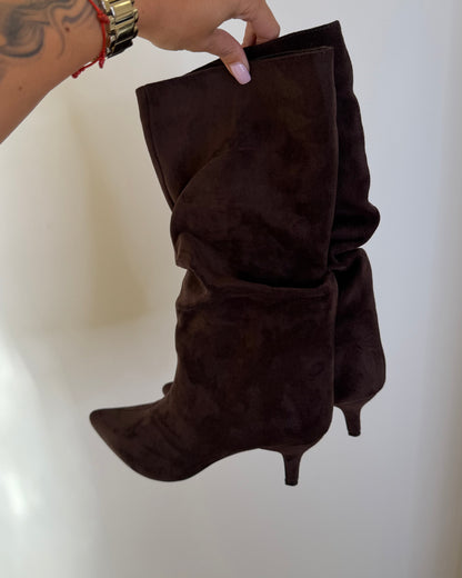 BOTA FRUNCE KITTEN CHOCO