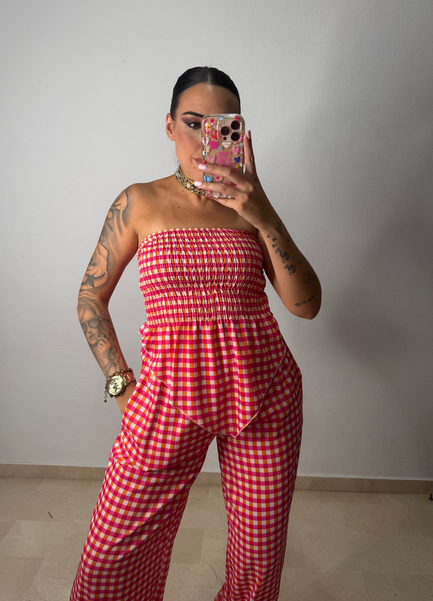 CONJUNTO MALDIVAS FUCSIA
