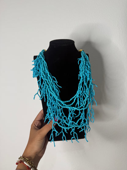 COLLAR CORALES BLUE