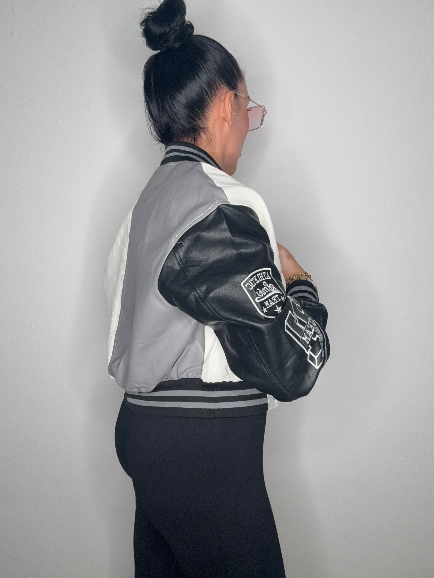 BOMBER EXCLUSIVA TRICOLOR GREY