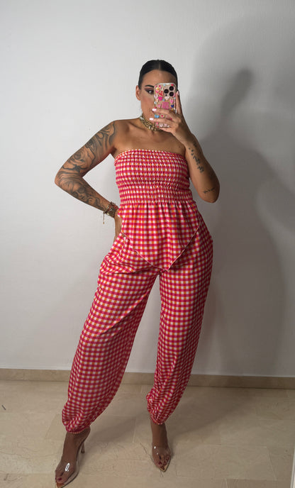 CONJUNTO MALDIVAS FUCSIA