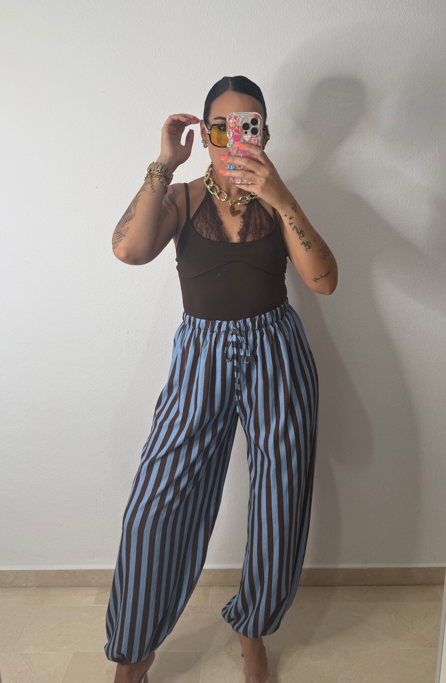 PANTALÓN RAY NAGAEL BOMBACHO BLUE