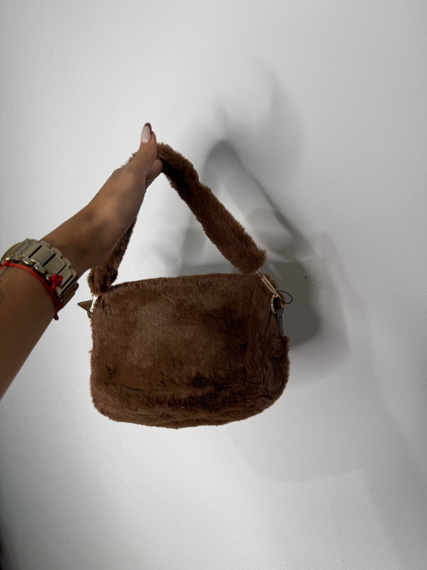 BOLSO PELUCHE BROWN