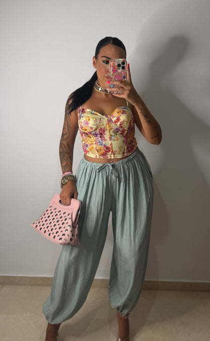 PANTALÓN BOMBACHO AQUA