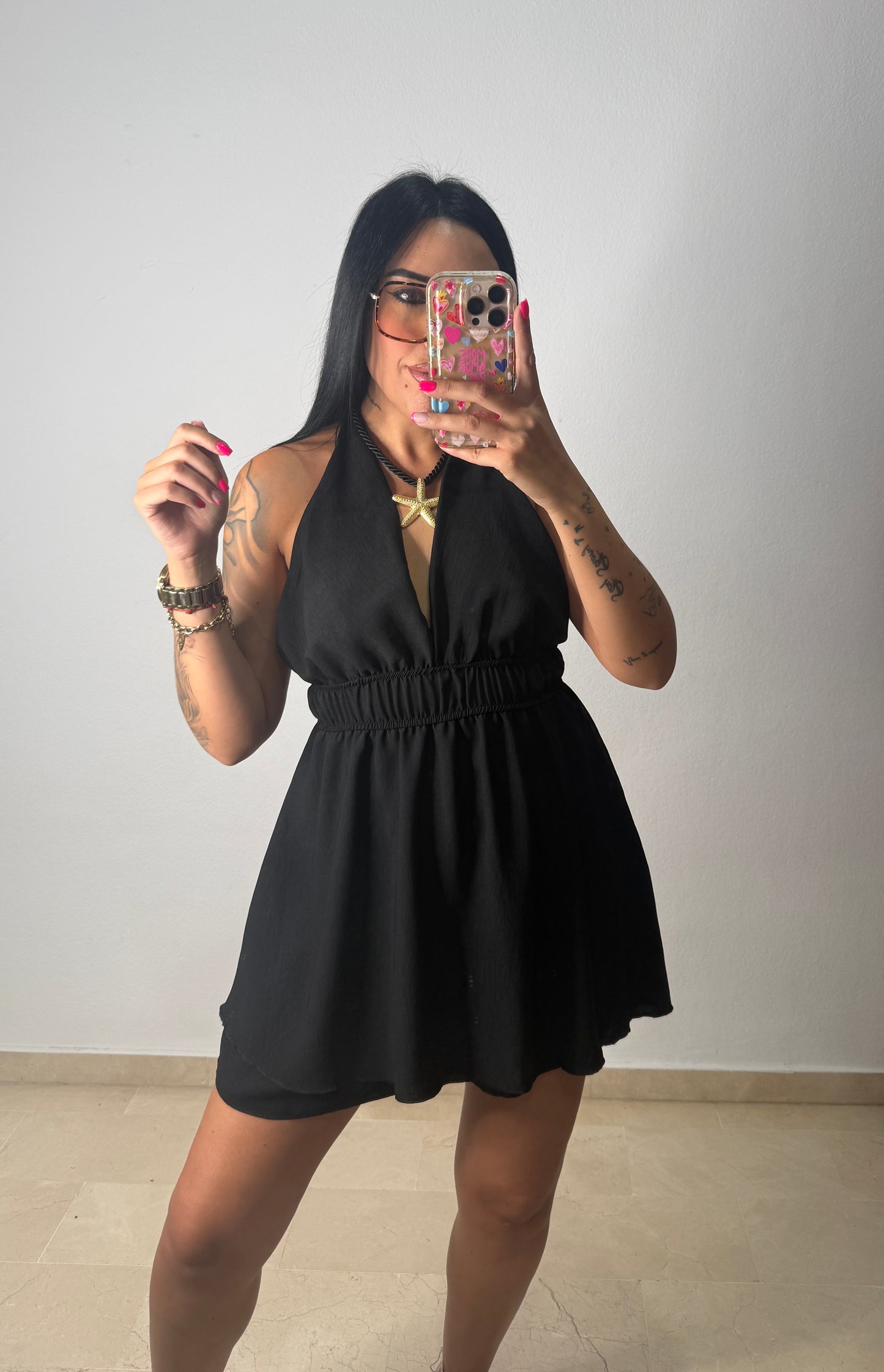 VESTIDO MONO LIZ BLACK