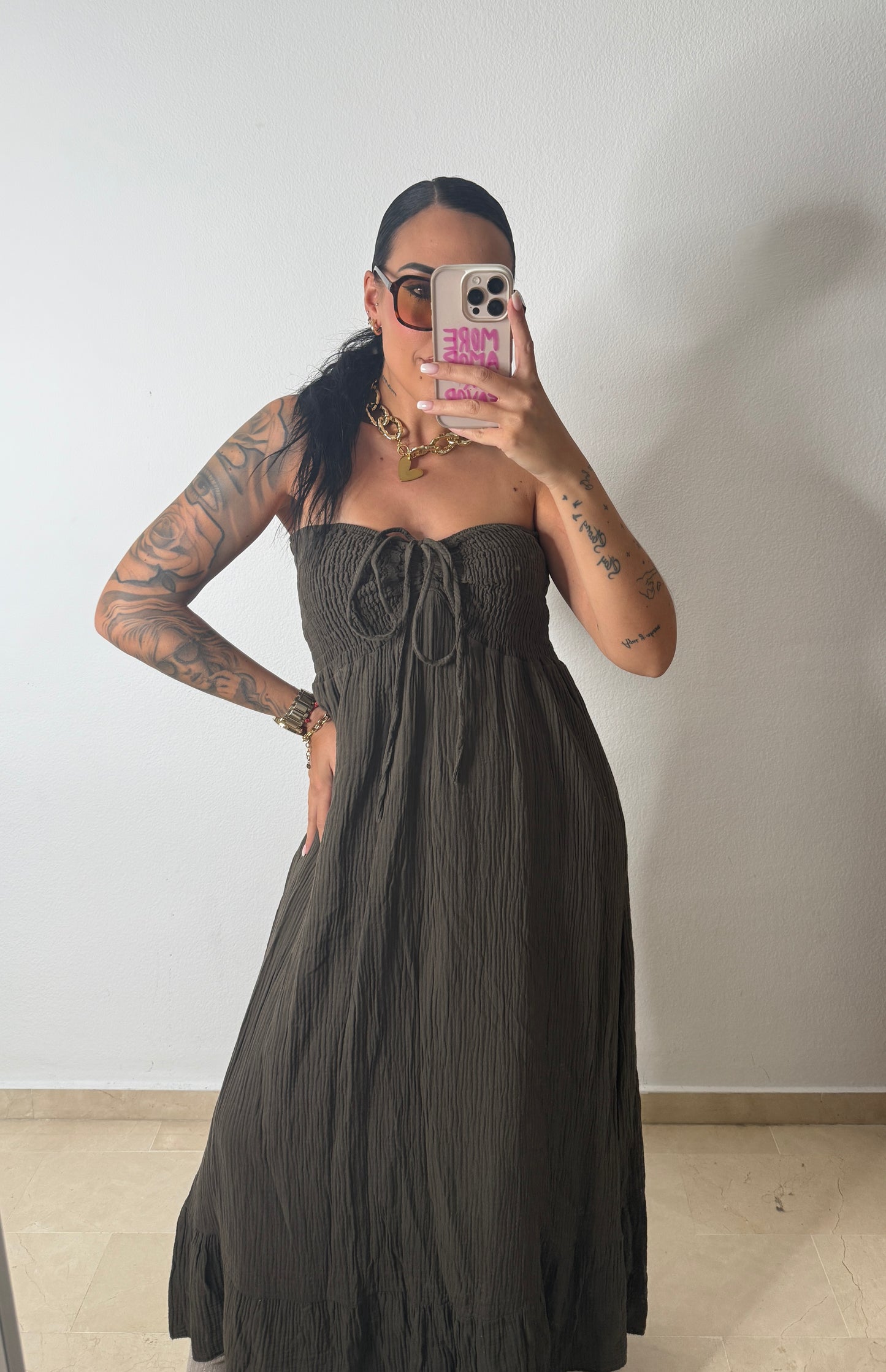 VESTIDO BAMBULA BROWN