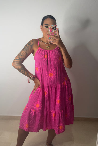 VESTIDO SOLEIL FLÚOR