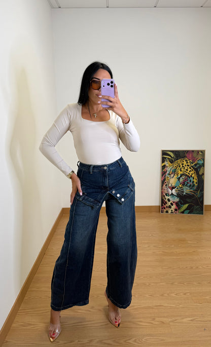 JEANS EXCLUSIVO DOBLE CINTURA