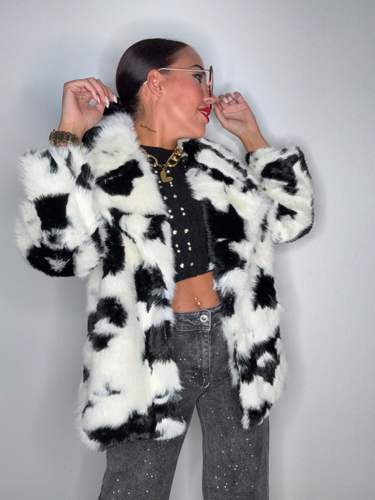 ABRIGO LUXURY COW WHITE