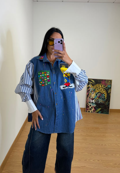 CAMISA OVER EXCLUSIVA PIOLIN