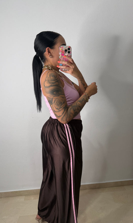 PANTALÓN ADI BROWN ND PINK