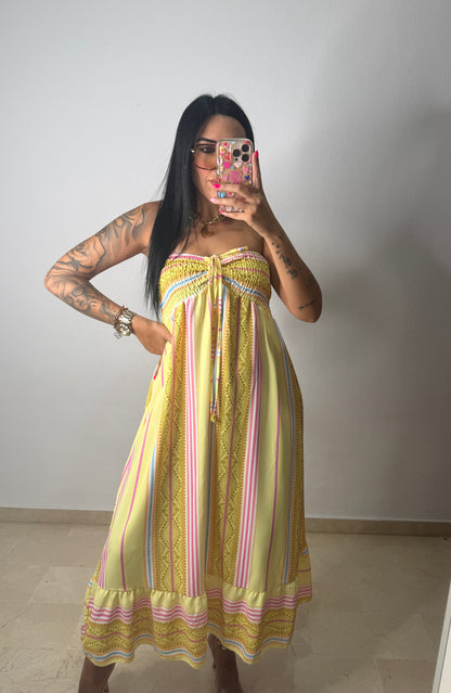VESTIDO JAMAICA YELLOW