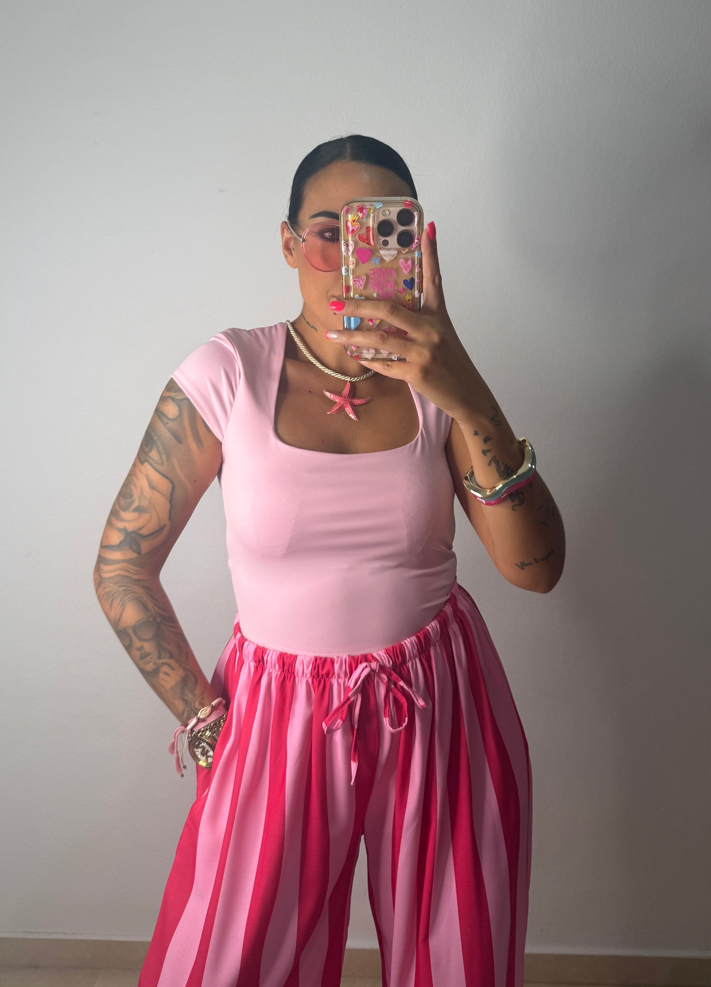 TOP BASIC ESCOTE PINK