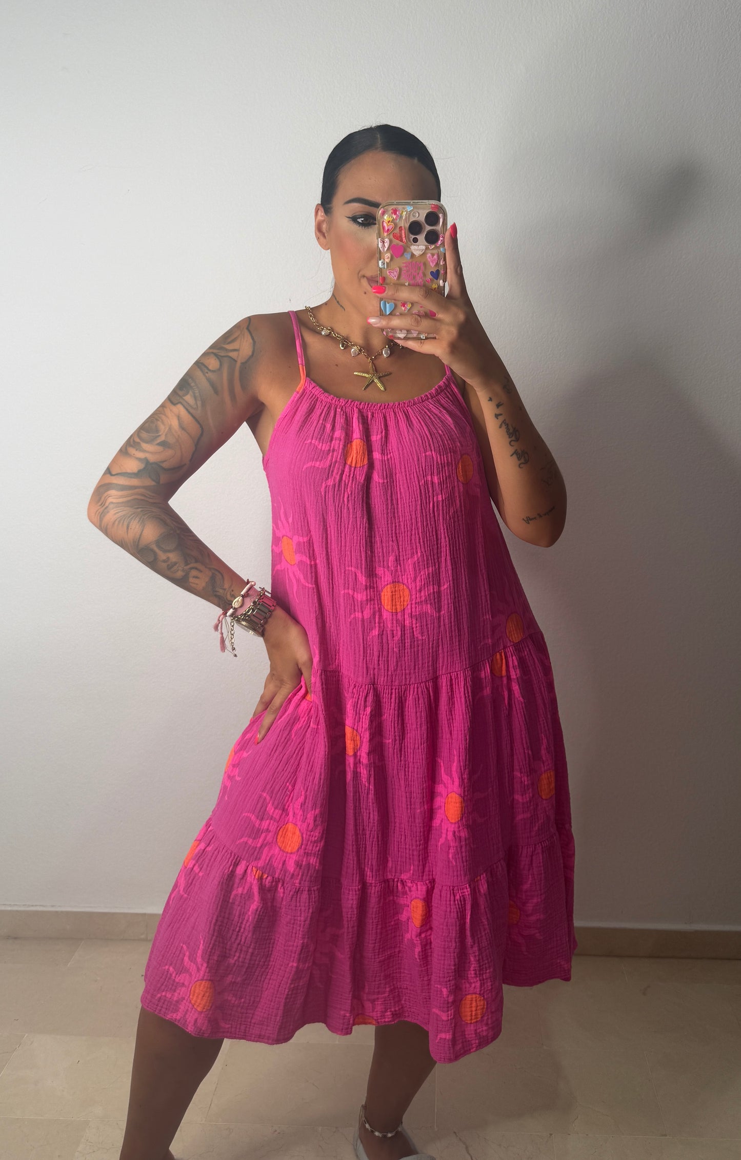 VESTIDO SOLEIL FLÚOR