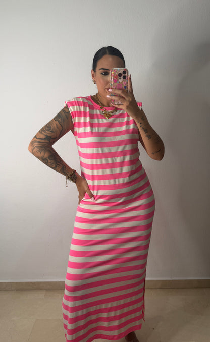 VESTIDO FLÚOR PINK