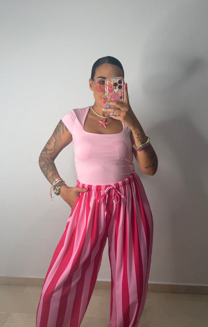 PANTALÓN BOMBACHO RAY FUCSIA