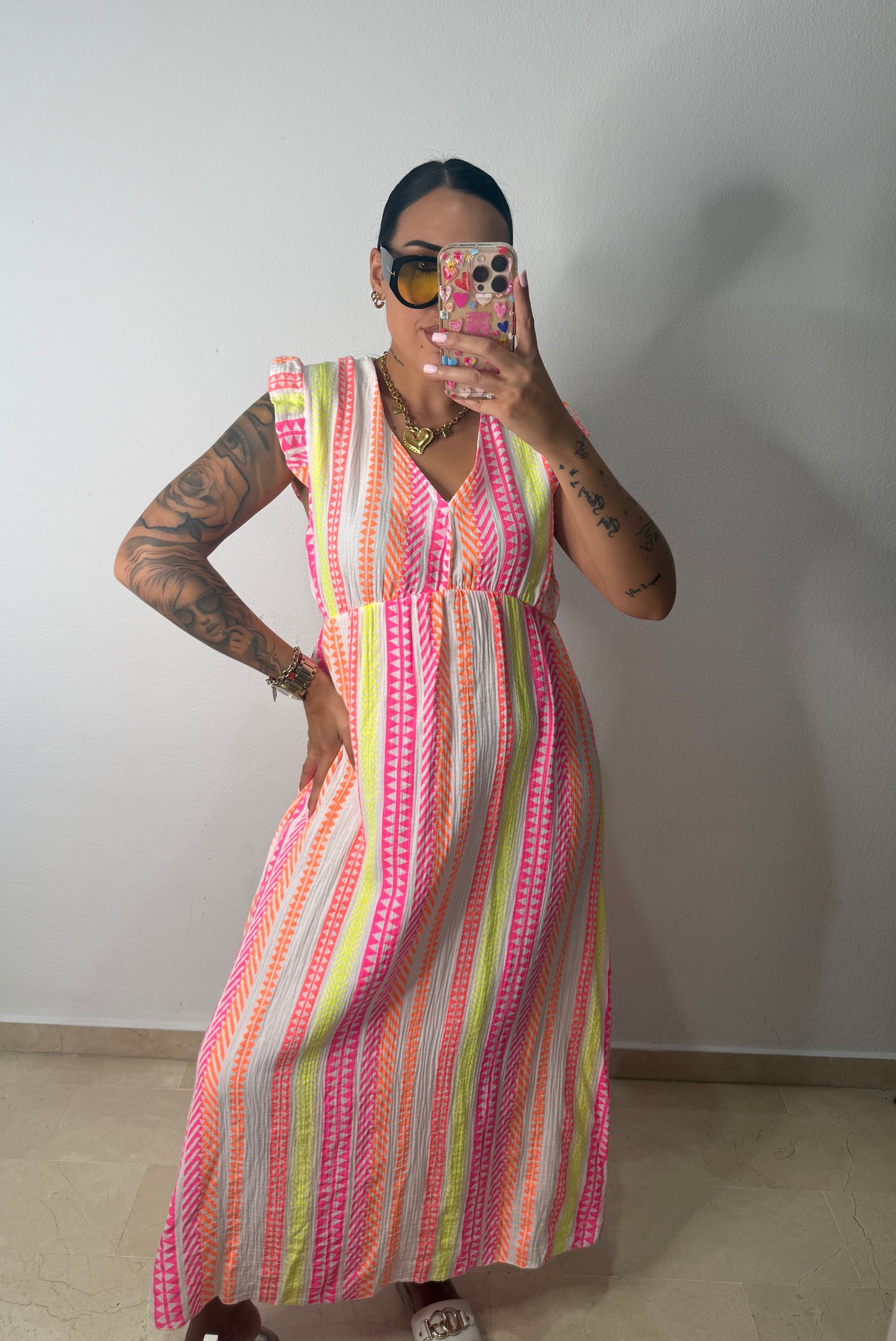 VESTIDO ÉTNICO FLÚOR