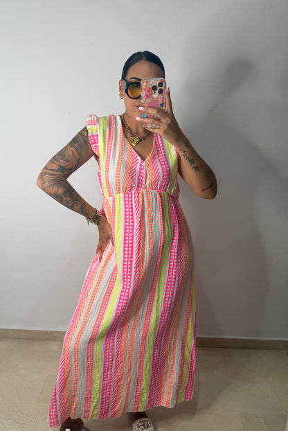 VESTIDO ÉTNICO FLÚOR